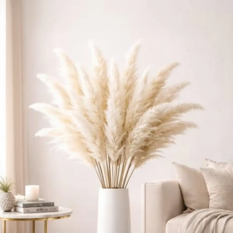 15pcs Dried Pampas Grass Home Décor Dried Flowers
