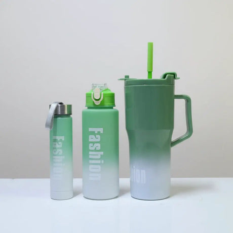 3-in-1 Water Bottle Set with Handle Kitchen & Dining Water Bottles