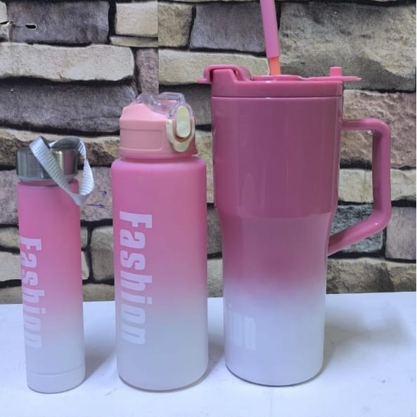 3-in-1 Water Bottle Set with Handle Kitchen & Dining Water Bottles