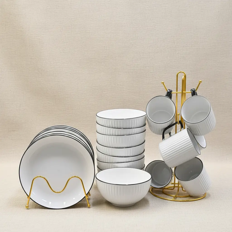 18-Piece Japanese Dinner Set Kitchen & Dining Dinnerware Sets