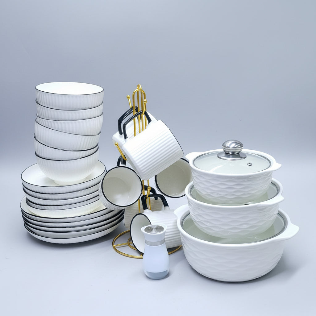 31-Piece Dinner Set Kitchen & Dining Dinnerware Sets