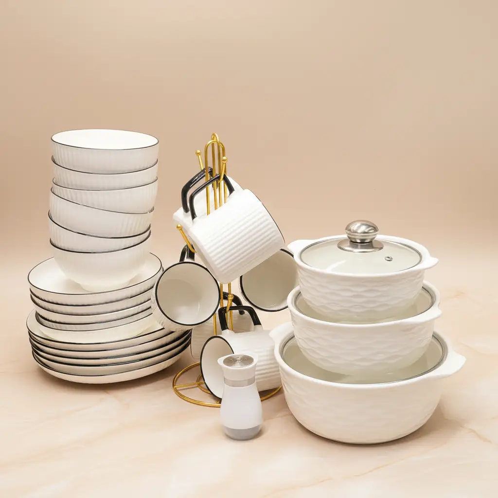 31-Piece Dinner Set Kitchen & Dining Dinnerware Sets