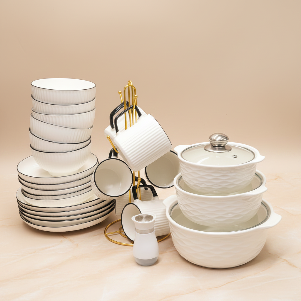 31-Piece Dinner Set Kitchen & Dining Dinnerware Sets