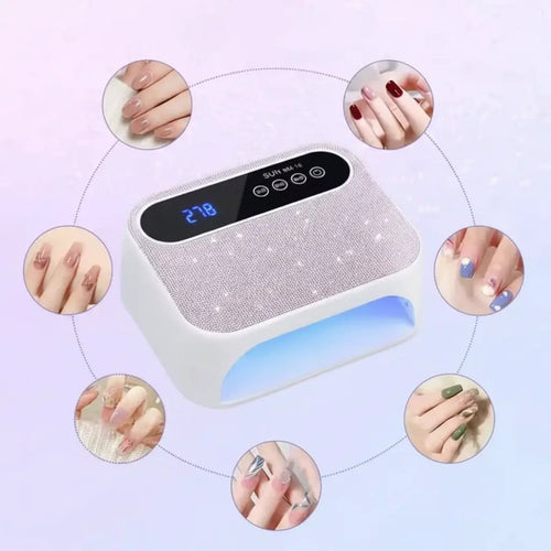 288W 2-in-1 LED UV Nail Curing Lamp 72 LEDs Beauty & Personal Care Nail Dryers