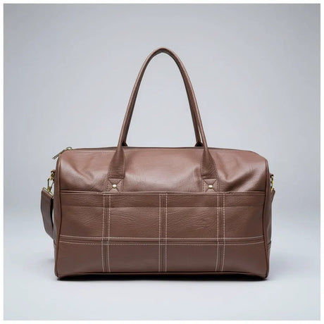 Leather Finish Duffel Travel Bag 62x32x28cm Outdoor & Travel Duffel Bags