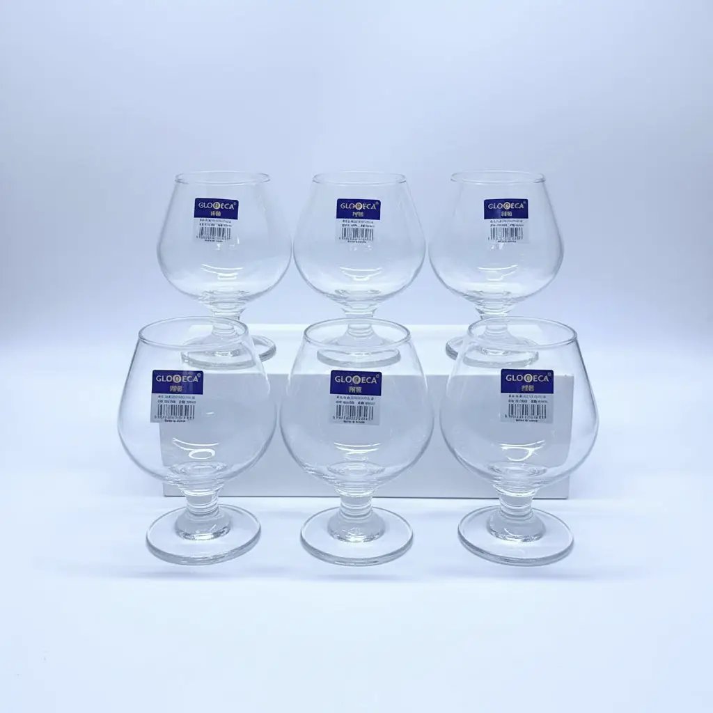 Cognac Glasses Set of 6 Glassware Brandy Glasses