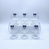 Cognac Glasses Set of 6 Glassware Brandy Glasses