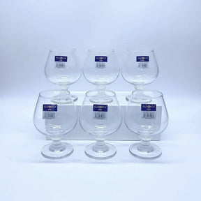 Cognac Glasses Set of 6 Glassware Brandy Glasses