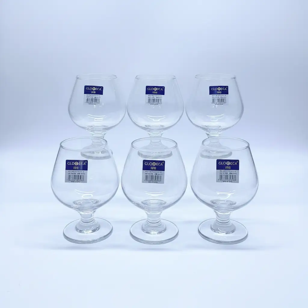 Cognac Glasses Set of 6 Glassware Brandy Glasses