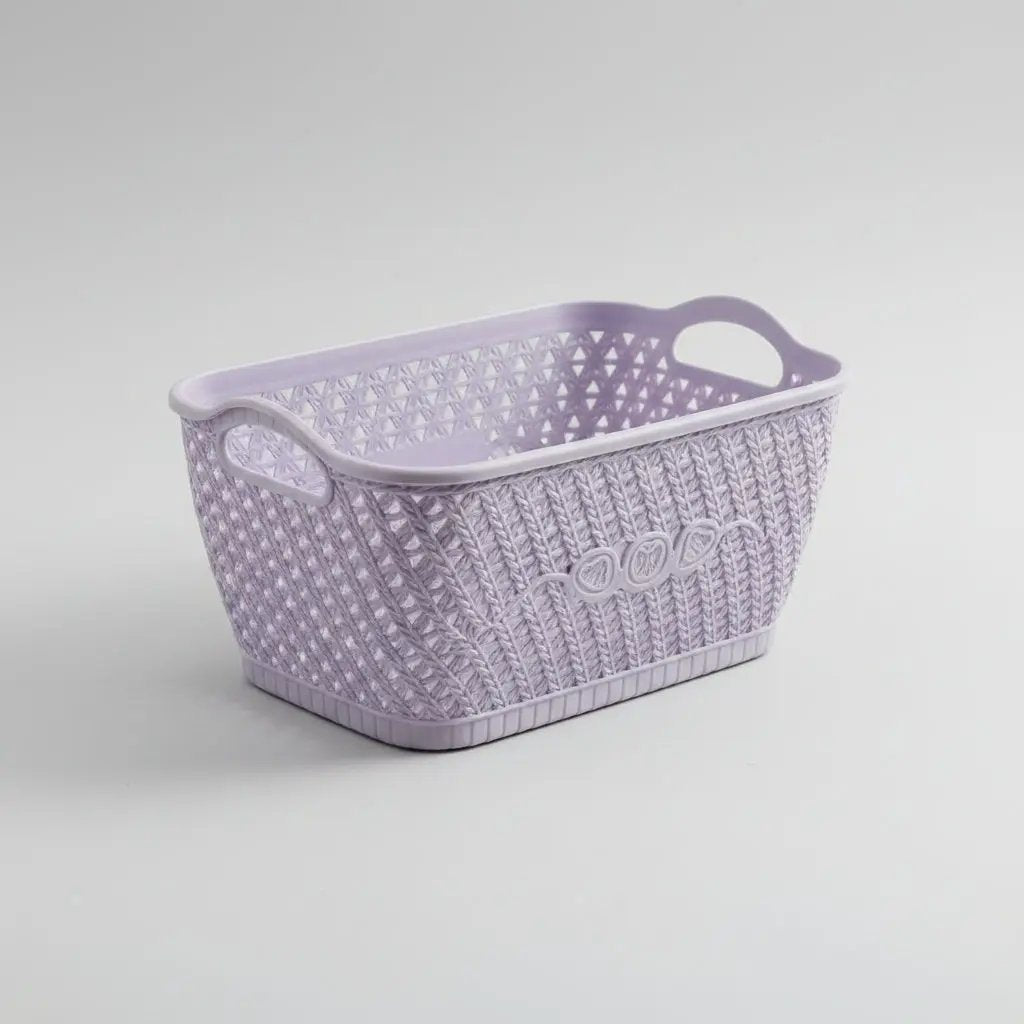 Woven Plastic Organiser Basket 11x8 Inch Storage & Organisation Household Storage Baskets