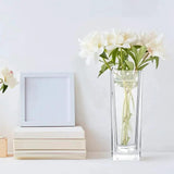 Square Cube Glass Vase 8x8x9cm Home Décor Vases