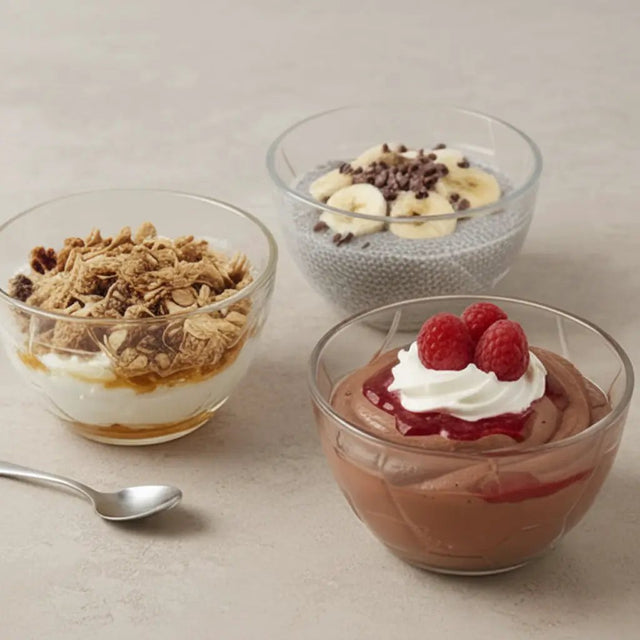 Costa Football Pattern Glass Bowl Set 7pcs Serveware Serving Bowls