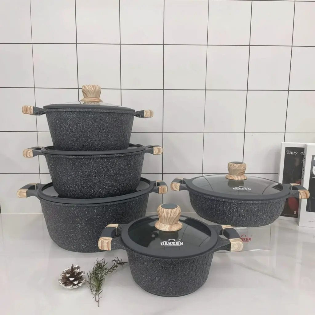 10-Piece Granite Non-Stick Cookware Set Cookware Cookware Sets