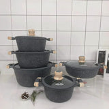 10-Piece Granite Non-Stick Cookware Set Cookware Cookware Sets