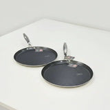 Triple S/S Non-Stick Flat Skillet Griddle Pan Cookware Griddles & Grill Pans
