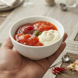 White Ceramic Bowl Kitchenware Bowls