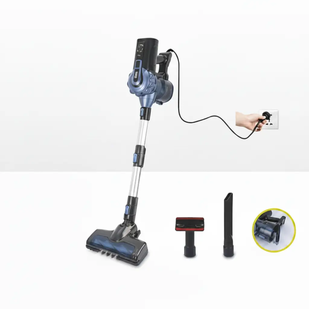 3-in-1 Vacuum Cleaner with LED Floor Brush Cleaning Appliances Stick Vacuums