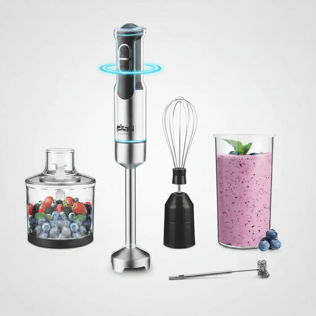 5-in-1 Hand Blender Set Kitchen Appliances Immersion Blenders