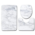 4-Piece Marble Effect Bathroom Set Bathroom Bathroom Accessory Sets