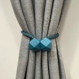 Magnetic Curtain Holders – Geometric Ball Design Home Decor Curtain Tiebacks