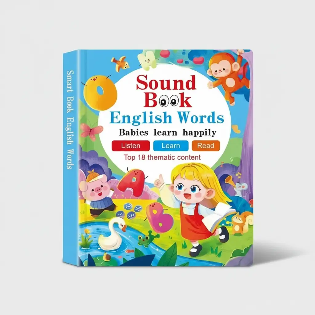 Smart Sound Book – English Words for Kids Kids & Toys Musical Books