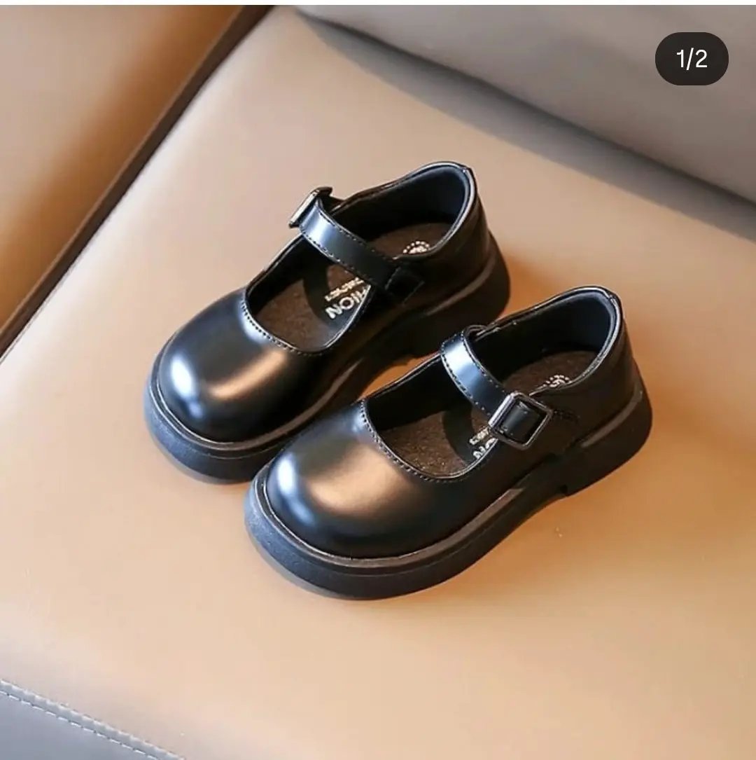 Mini Girls Leather Shoes Size 23-25 Shoes Baby & Children's Sneakers