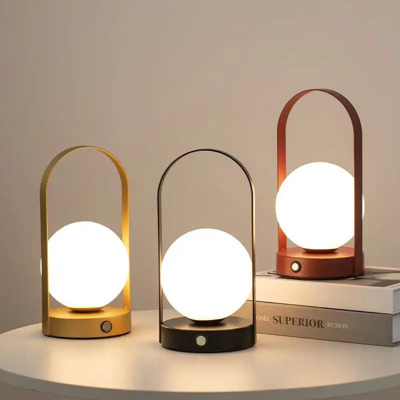 Modern Rechargeable Cordless Table Lamp Lighting Table Lamps