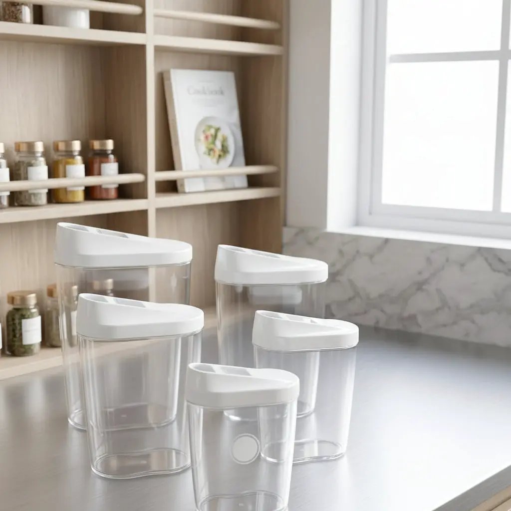 Acrylic Airtight Candy Container Kitchen & Storage Food Storage Containers