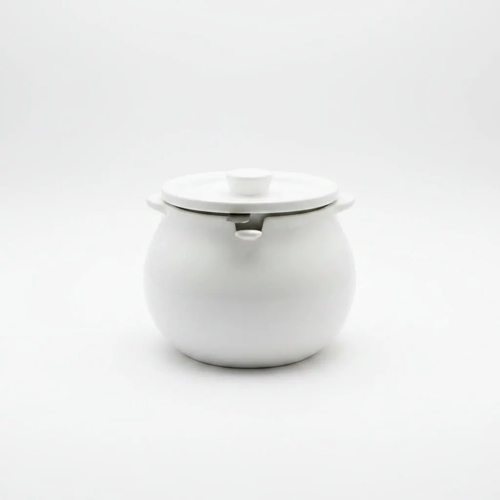 Ceramic Oil Filter Jar with Scoop Kitchenware Oil Dispensers