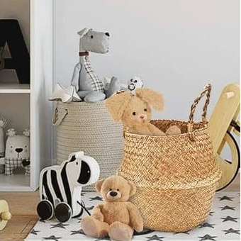 Handmade Rattan Decorative Basket Home Decor Baskets