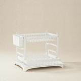 2-Layer Carbon Coated Dish Rack with Swivel Spout Kitchen & Storage Dish Racks