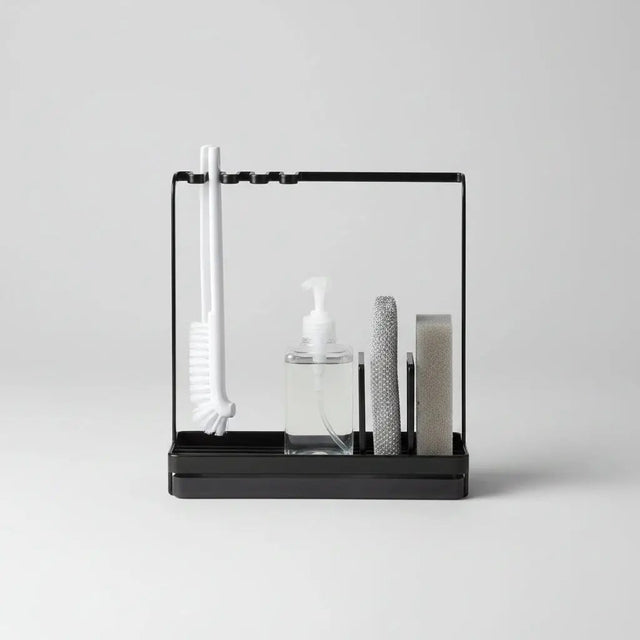 Carbon Steel Sink Organiser Rack with Soap Holder Kitchen & Storage Sink Caddies