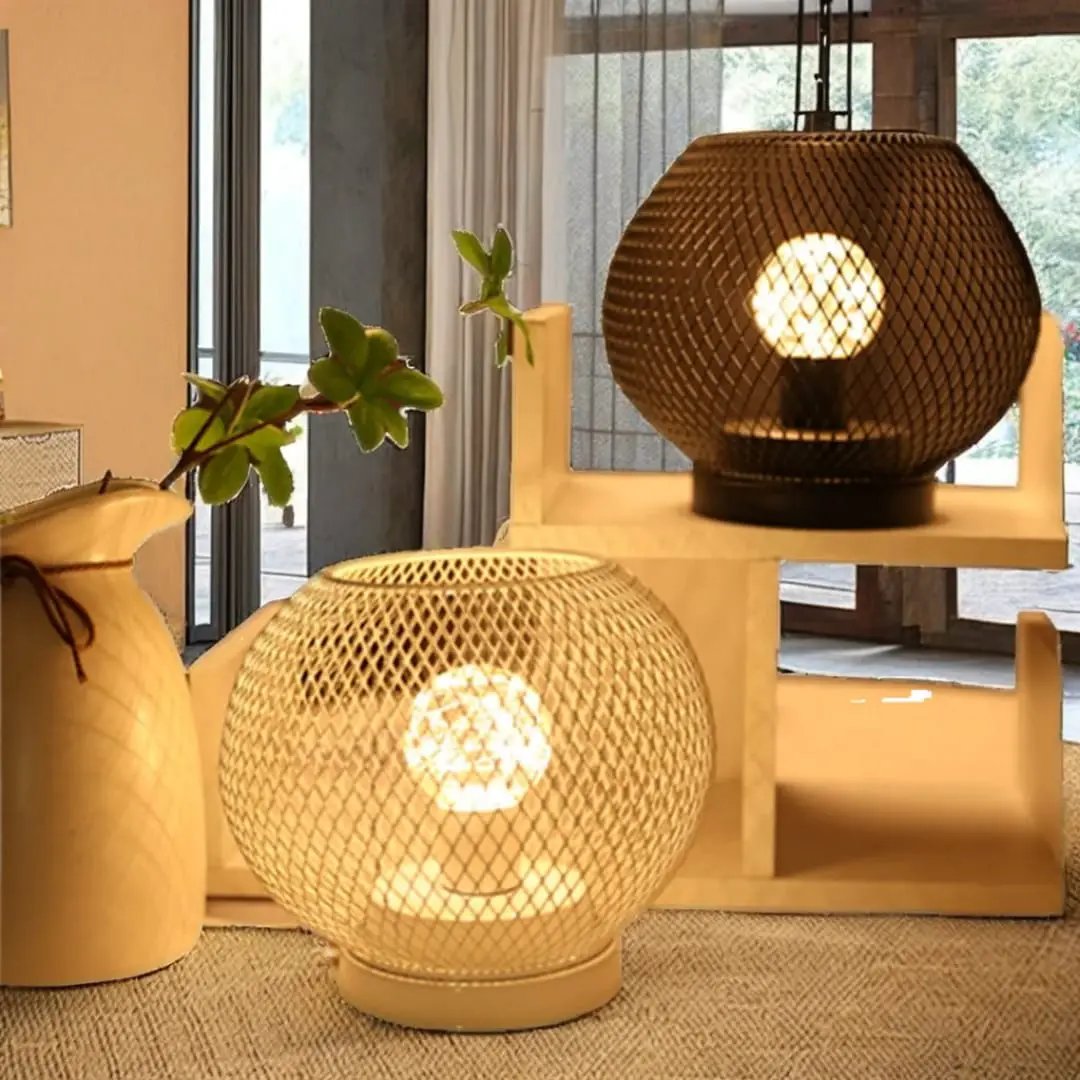 Decorative LED Iron Craft Night Table Lamp Home Decor Table Lamps