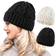 Pompom Knitted Plush Beanie Hat Fashion Accessories Beanies