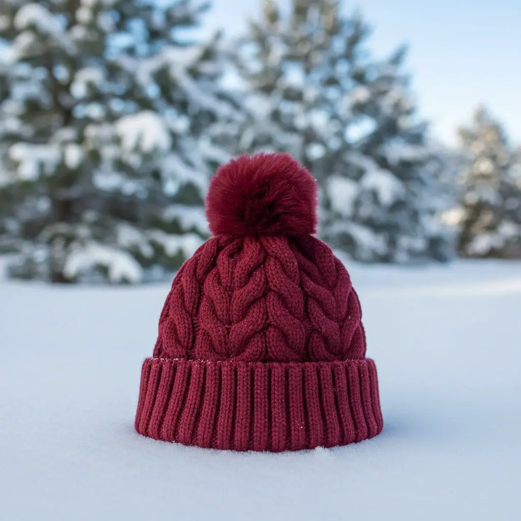Fleece-Lined Knitted Winter Baseball Cap Fashion Accessories Baseball Caps