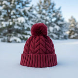 Fleece-Lined Knitted Winter Baseball Cap Fashion Accessories Baseball Caps