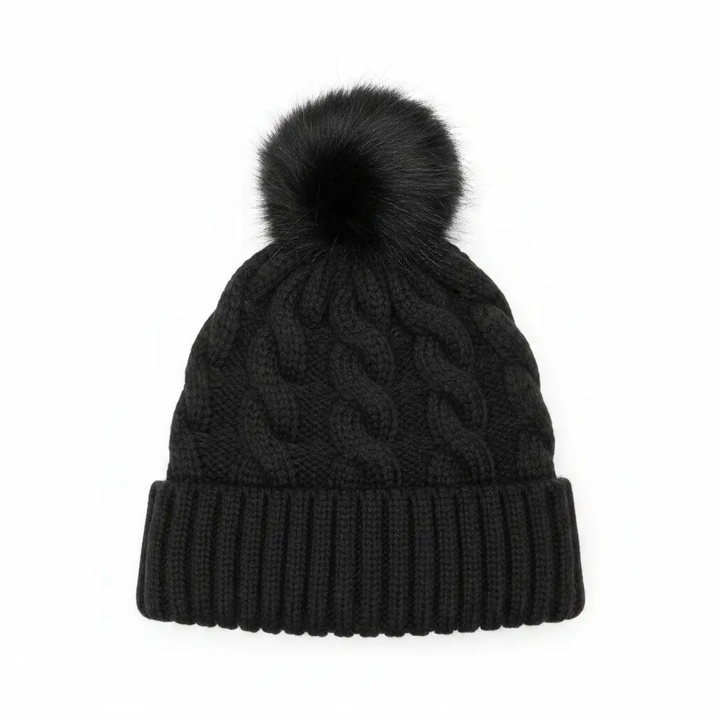 Fleece-Lined Knitted Winter Baseball Cap Fashion Accessories Baseball Caps