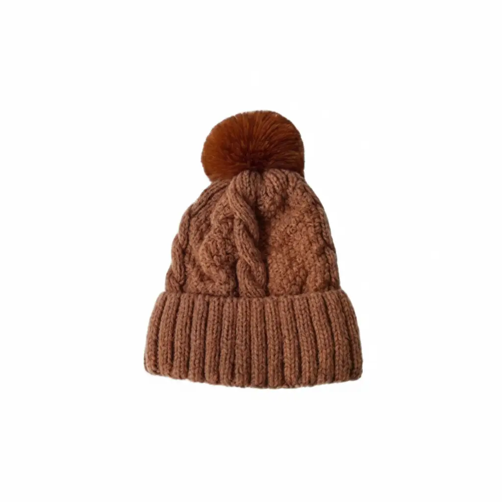 Fleece-Lined Knitted Winter Baseball Cap Fashion Accessories Baseball Caps
