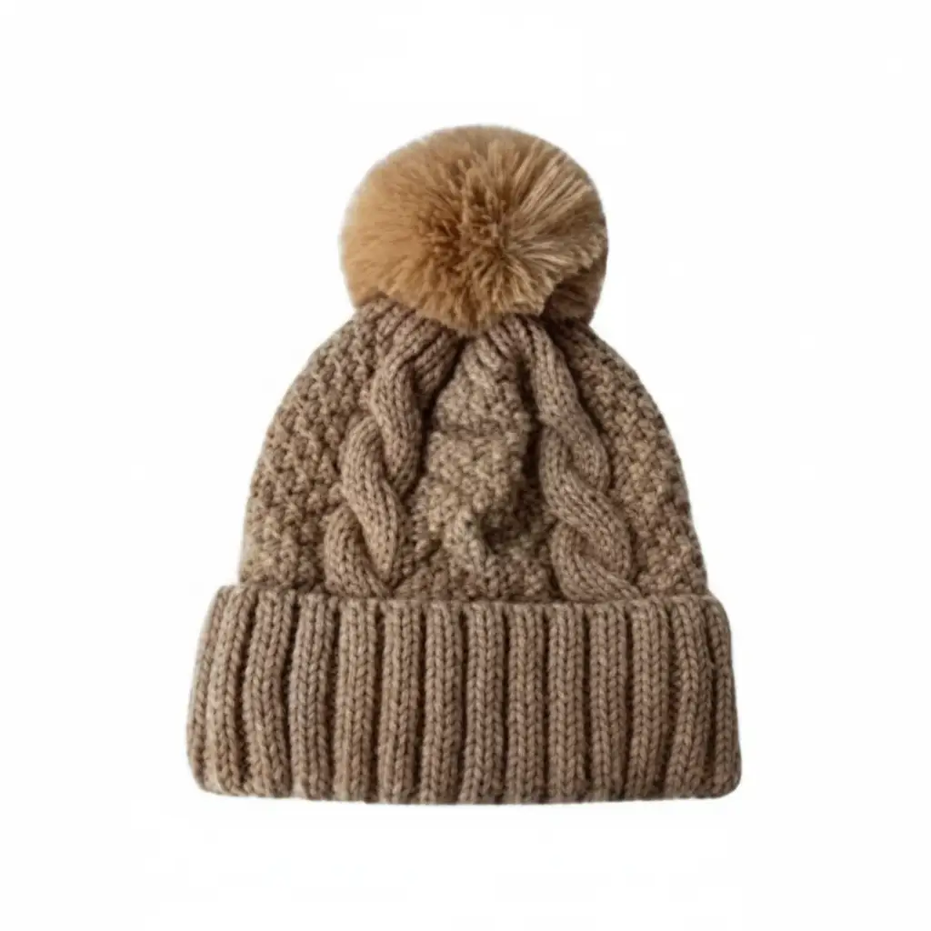 Fleece-Lined Knitted Winter Baseball Cap Fashion Accessories Baseball Caps
