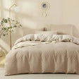 Waffle Weave Cotton Luxury Duvet Cover Set Bedding Duvet Covers