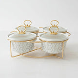 150ml Tea Glass Set – 6 Cups & 6 Saucers Kitchen & Storage Coffee & Tea Cups