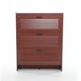 Ultra-Thin 3-Tier Flip MDF Shoe Cabinet Furniture Shoe Cabinets