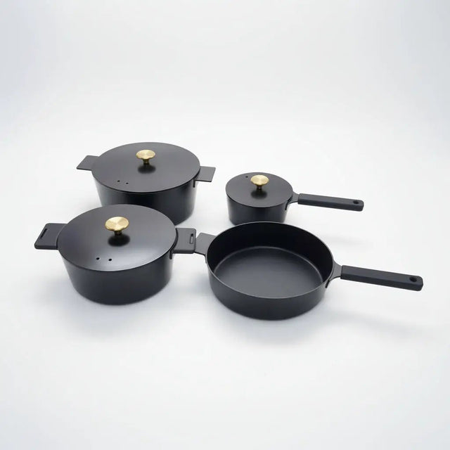 Luxury Cast Aluminium Non-Stick Cookware Set 14pc Kitchenware Cookware Sets