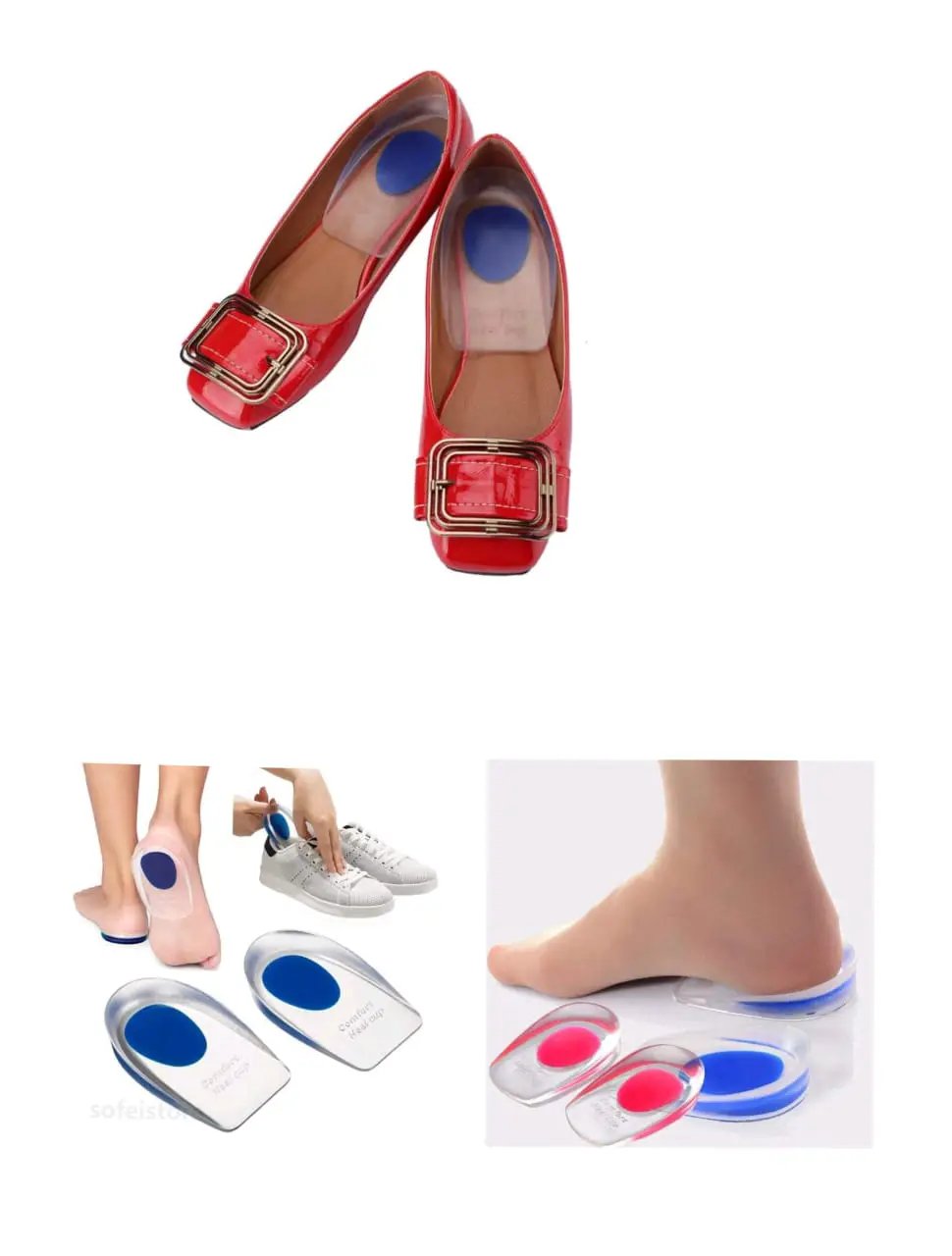 Silicone Gel Heel Protector Cushion Insole Pads Footwear Accessories Blister Care Supplies
