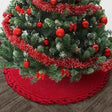 120cm Knitted Christmas Tree Skirt Christmas Tree Skirts Christmas Tree Skirts