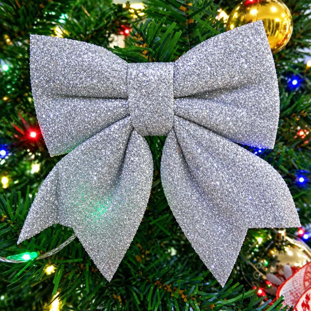 Christmas Bow Tie Decoration Christmas Bow Decorations Holiday Ornaments