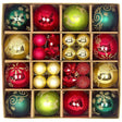 36-Piece Assorted Christmas Ball Ornaments Christmas Tree Ornaments Holiday Ornaments