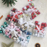 30 Christmas Ball Ornaments And Star Set Christmas Tree Ornaments Holiday Ornaments