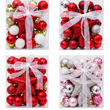 30 Christmas Ball Ornaments And Star Set Christmas Tree Ornaments Holiday Ornaments