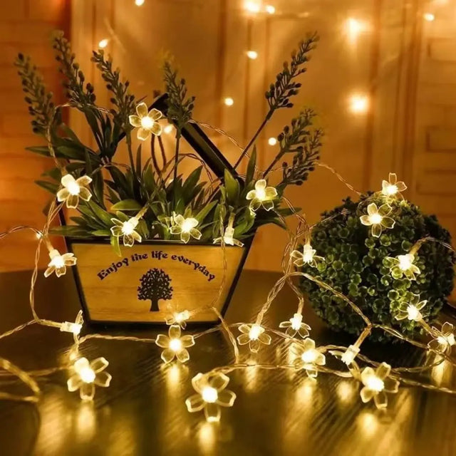 10m Christmas Flower LED Fairy Lights Christmas String Lights String Lights